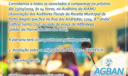 Próxima plenária: 23/03 – sábado