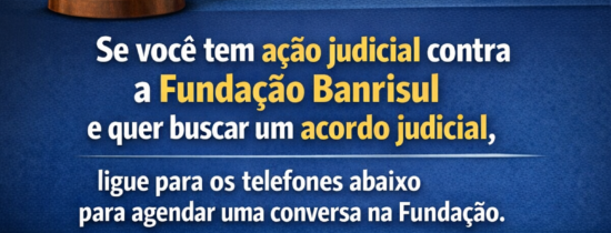 Acordo com a Fundação para quem tem PB1