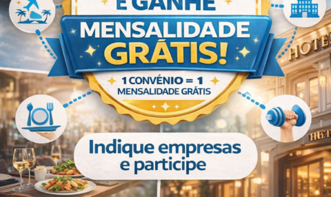 Sugira convênios e ganhe isenção da mensalidade