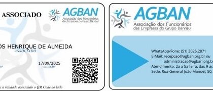 Carteirinhas da AGBAN estão prontas