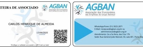 Carteirinhas da AGBAN estão prontas