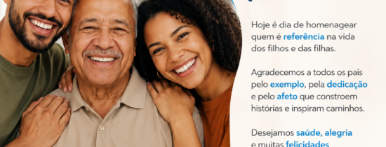 Domingo (9) é Dia dos Pais