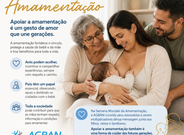 A AGBAN apoia todas as iniciativas de promoção e fortalecimento ao aleitamento materno