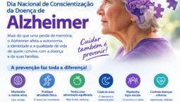 21 de setembro é dia de conscientizar sobre a doença de Alzheimer