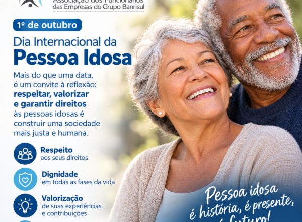 Pessoa idosa é história, é presente, é futuro!